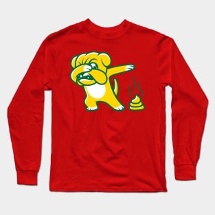 Dabbing Bulldog Long Sleeve T-Shirt